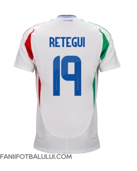 Italia Mateo Retegui #19 Tricou Fotbal Replică European 2024 Barbati Deplasare